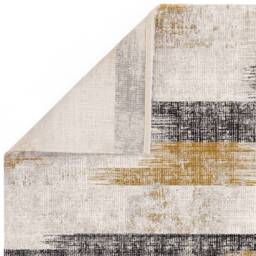 Kuza 080x150cm Lines Gold Rug - thumbnail 5