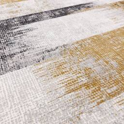Kuza 080x150cm Lines Gold Rug - thumbnail 6