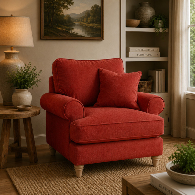 Armchair Manhattan Apricot The Great Sofa Company - Victoria - Bromfield - Lola - Alfie - Mari - Longfellow - Duresta Style - image 1