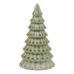 Light Green Ceramic Fir Tree - thumbnail 1
