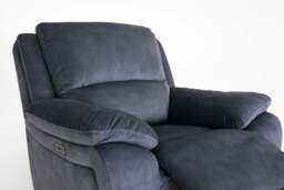 Bellagio Grey Lay-Z-Boy Style Fabric Power Recliner Arm Chair - Banks - Tampa - Santori - DFS - thumbnail 5
