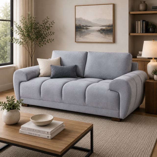 Azzuro Sofa Grey 2 Seater - image 1