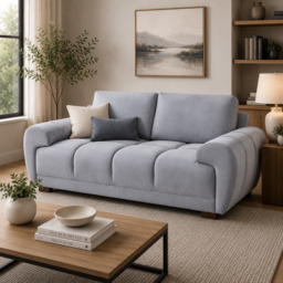 Azzuro Sofa Grey 2 Seater