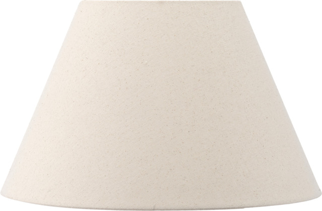 Seychelles 50cm Cream Slubby Cotton Empire Lampshade