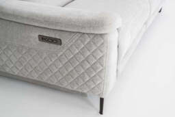 Orbit Ivory Lay-Z-Boy Style Fabric Power Recliner 2 Seater Sofa - Paolo - Callie - Penny - Daytona - Revel - Sonder - DFS - thumbnail 4