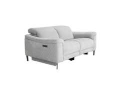 Orbit Ivory Lay-Z-Boy Style Fabric Power Recliner 2 Seater Sofa - Paolo - Callie - Penny - Daytona - Revel - Sonder - DFS - thumbnail 1