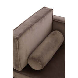 Louxor Grey Velvet Arm Chaise Longue - thumbnail 5