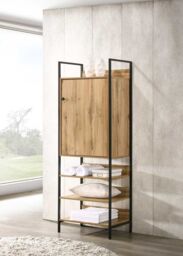 4 Piece Bedroom Furniture Set Open Wardrobes - thumbnail 2