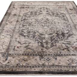 Sovereign 160x240cm Charcoal Medallion Rug - thumbnail 3