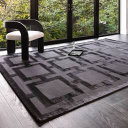 Katherine Carnaby Eaton Rug 240x340cm Black Rug - thumbnail 1