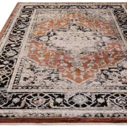 Sovereign 120x166cm Terracotta Medallion Rug - thumbnail 3
