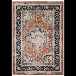 Sovereign 120x166cm Terracotta Medallion Rug - thumbnail 2