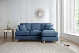 Right Hand Chaise Sofa Manhattan Navy The Great Sofa Company - Piper - Vienna - Arthur - Emeline - Swift - Morris - thumbnail 5