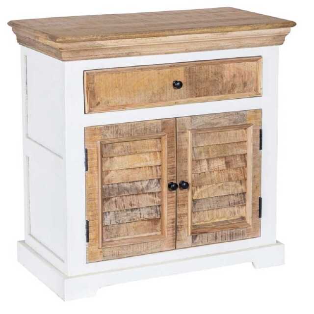 Alfie Wood Sideboard - 1 Drawer & 2 Doors - image 1
