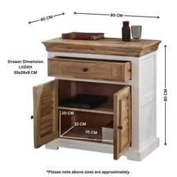 Alfie Wood Sideboard - 1 Drawer & 2 Doors - thumbnail 6