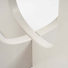 Greige Round Side Table - thumbnail 2