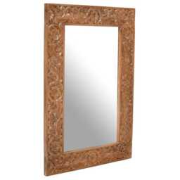 Artwork Mango Wood Mirror - thumbnail 2