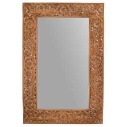 Artwork Mango Wood Mirror - thumbnail 1