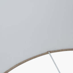 Edward 50cm Natural Linen Cylinder Lampshade - thumbnail 4