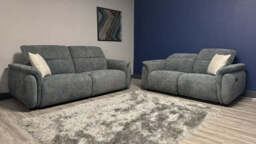 Chelsea Electric Recliner Sofa Grey 3 Seater - thumbnail 6