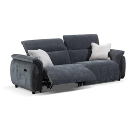 Chelsea Electric Recliner Sofa Grey 3 Seater - thumbnail 1