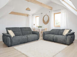 Chelsea Electric Recliner Sofa Grey 3 Seater - thumbnail 3