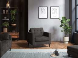 Model 29 - Armchair Enjoy Graphite - thumbnail 3
