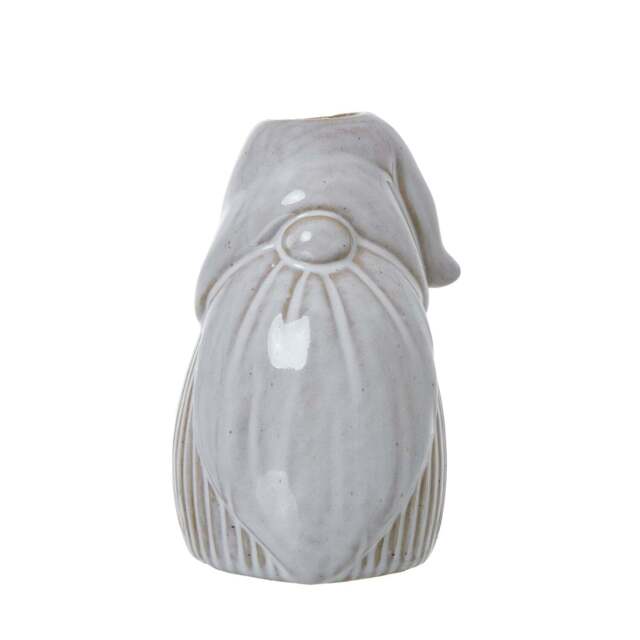 White Gonk Taper Candle Holder - image 1