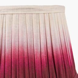 Scallop 25cm Red Ombre Soft Pleated Tapered Lampshade - thumbnail 4