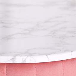 Pink Upholstered Dressing Table - thumbnail 4