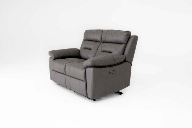 Lucca Inc Lay-Z-Boy Style Fabric Power Recliner 2 Seater Sofa - image 1