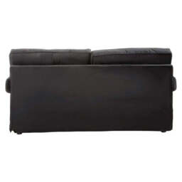 Ralph Two Seat Black Velvet Sofa - thumbnail 5