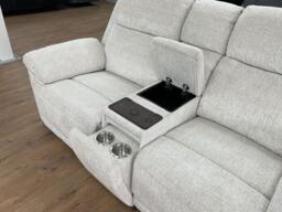 Owen Electric Recliner Beige 2 Seater - thumbnail 5