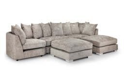 Bishop Scatterback Sofa Truffle U Shape Corner Morgan - Malvern - Somerford - Calix - Euphoria - Plush Style - thumbnail 4