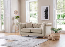 Model 25 - Medium Sofa Velvet Putty - thumbnail 3