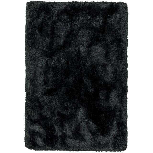 Plush Rug 120x170cm Black Rug - image 1