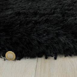 Plush Rug 120x170cm Black Rug - thumbnail 5