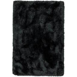 Plush Rug 120x170cm Black Rug - thumbnail 1