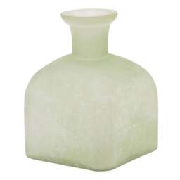 Smoked Sage and Aged Brass Candle Holder Vase - thumbnail 4