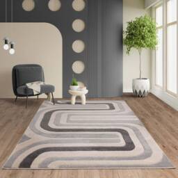 Sketch 160x230cm SK17 Contour Grey Rug - thumbnail 1