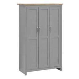 Lisbon 3 Piece Set 3 Door Wardrobe 2+2 Chest 2 Drw Bedside - thumbnail 4