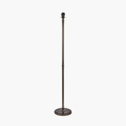 Piero Antique Bronze Metal Candlestick Floor Lamp Base - thumbnail 2