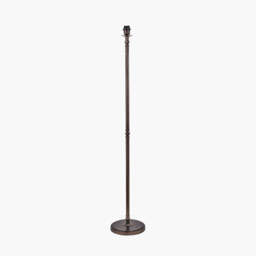 Piero Antique Bronze Metal Candlestick Floor Lamp Base - thumbnail 3