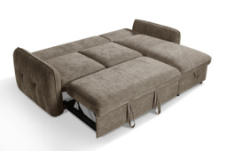 Moscow Universal L Shape Corner Sofa Bed Brown With Ottoman Storage Eastley - Kip - Quercioli - Barete - Metropolitan - Portobello - Aissa Style - thumbnail 5