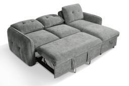 Moscow Universal L Shape Corner Sofa Bed Grey With Ottoman Storage Eastley - Kip - Quercioli - Barete - Metropolitan - Portobello - Aissa Style - thumbnail 4