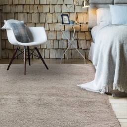 Lulu Soft Touch Rug 200x290cm Stone Rug - thumbnail 1