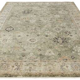 Heriz  067x240cm Ornate Green Rug - thumbnail 4