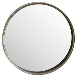 Bronze Narrow Edged Wall Mirror - thumbnail 1