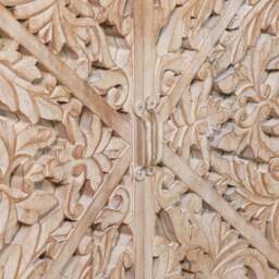 Wooden Ornate Carved Mirror Door Sideboard - thumbnail 6