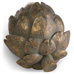 Antique Bronze Large Artichoke - thumbnail 3